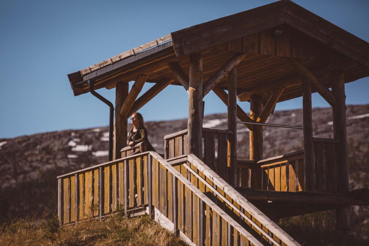 فيلا Saltdal Turistsenter Storjord المظهر الخارجي الصورة